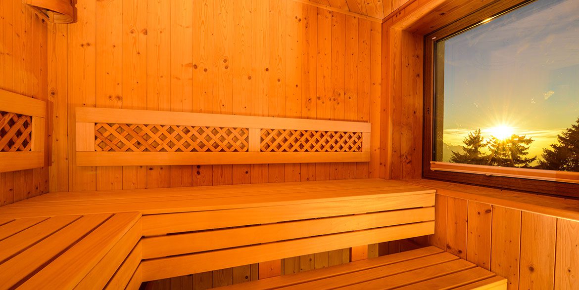 Sauna · Alm-Wellness auf der Kogelalm in Flachau – Wagrain